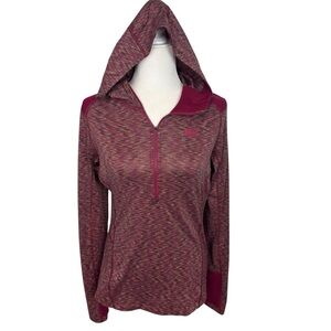 REI Women's M Lightweight Base Layer Hoodie Half Zip Outdoors Hiking Athleisure